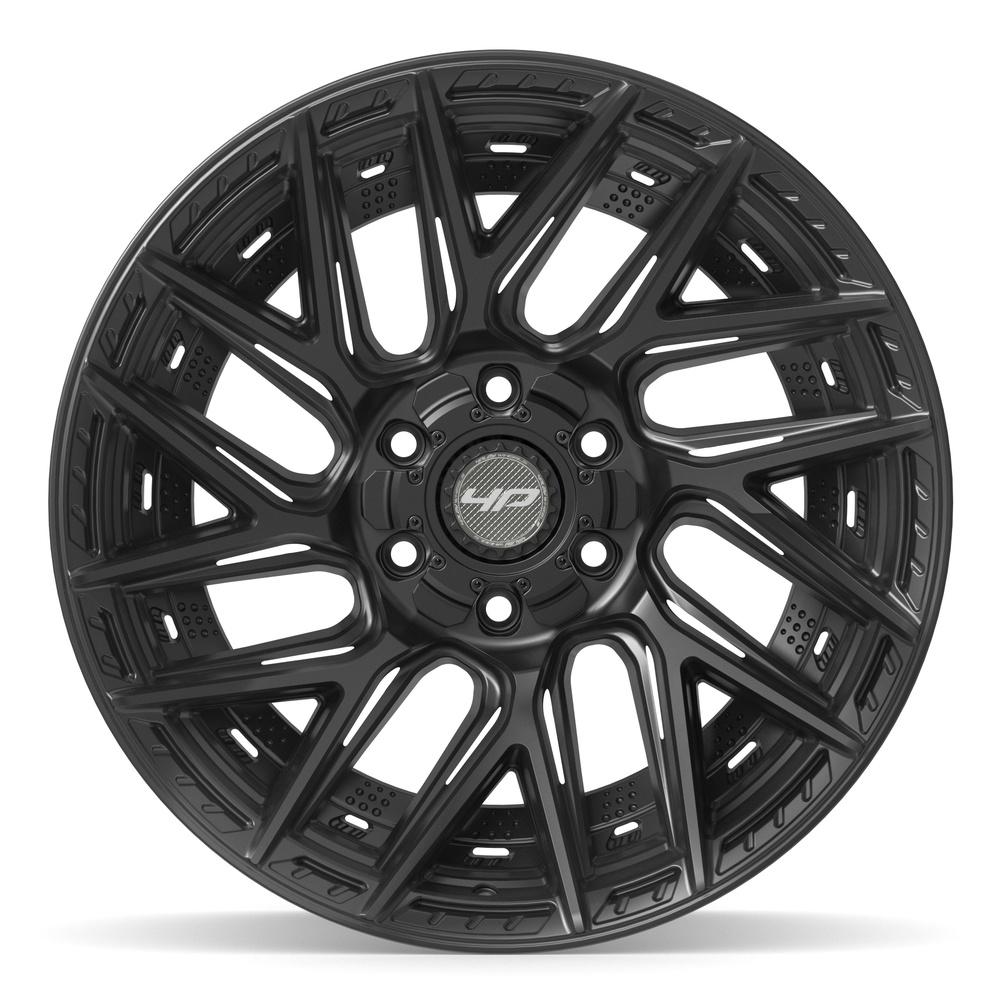 4Play 4P45 Satin Black 20x10 -18 6x135|6x139.7mm 106.1mm - Wheelwiz