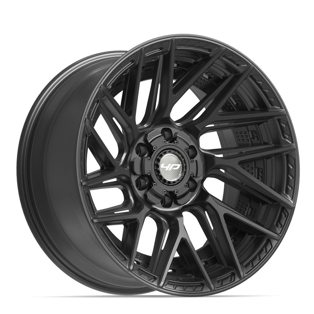 4Play 4P45 Satin Black 20x10 -18 6x135|6x139.7mm 106.1mm - Wheelwiz