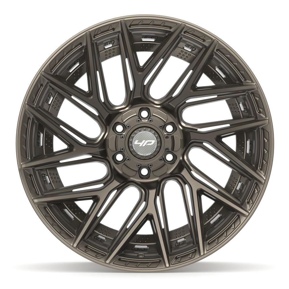 4Play 4P45 Satin Bronze 22x10 -18 6x135|6x139.7mm 106.1mm - Wheelwiz