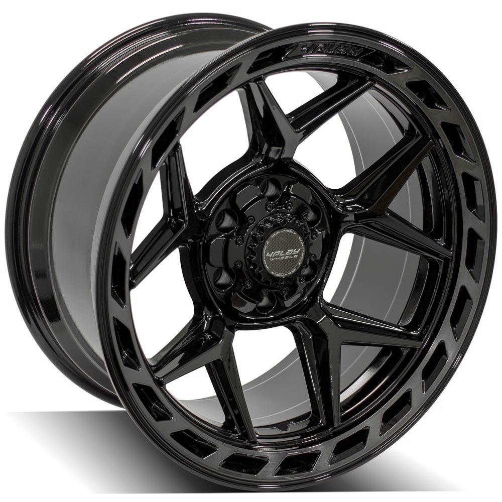 4Play Gen3 4P55 Gloss Black w/ Brushed Face &amp; Tinted Clear 20x10.0 -18 6x139.7|6x135mm 106.1mm - Wheelwiz