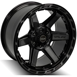 4Play Gen3 4P63 Gloss Black w/ Brushed Face & Tinted Clear 20x10.0 -18 6x139.7|6x135mm 106.1mm