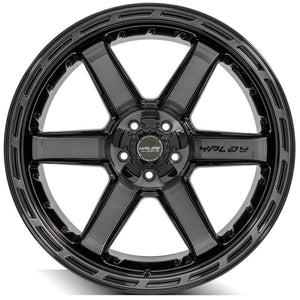 4Play Gen3 4P63 Gloss Black w/ Brushed Face & Tinted Clear 22x12.0 -44 5x127|5x139.7mm 87.1mm