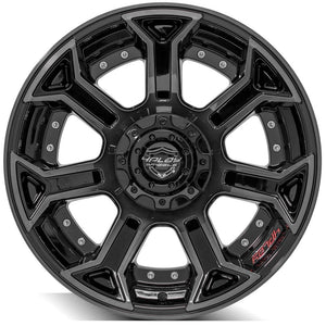 4Play Gen2 4P70 Gloss Black w/ Brushed Face & Tinted Clear 20x10.0 -24 5x127|5x139.7mm 87.1mm