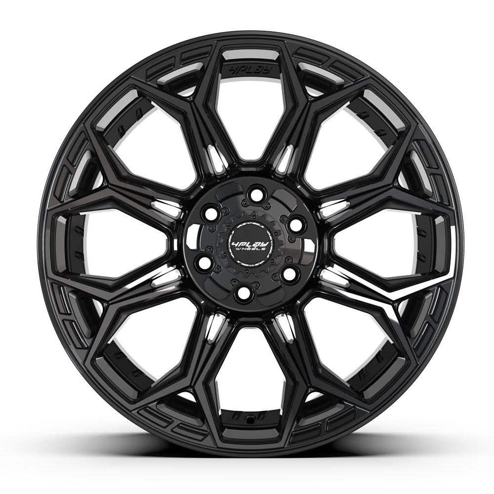 4Play Gen3 4P83 Gloss Black 20x9.0 0 6x139.7|6x135mm 106.1mm