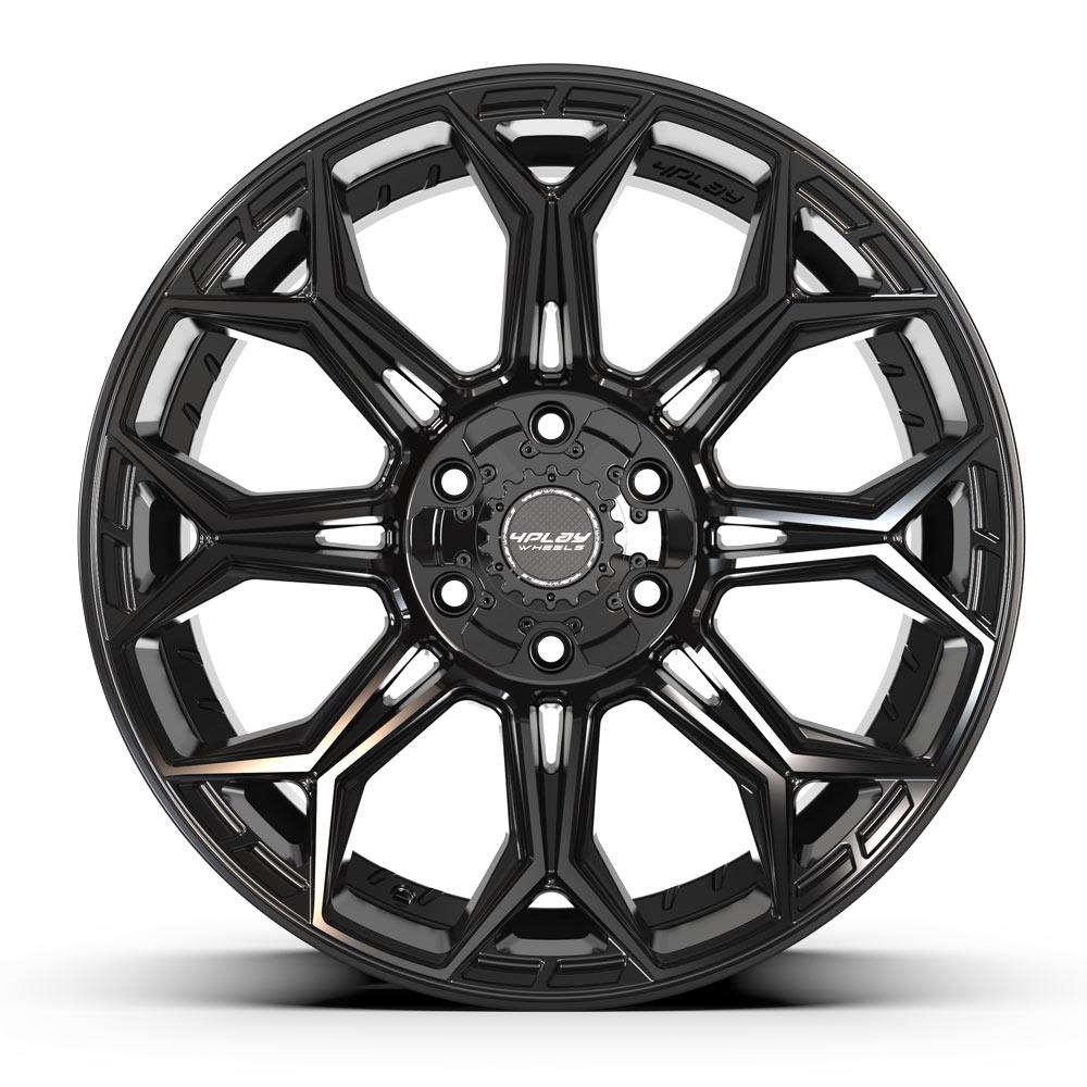 4Play Gen3 4P83 Gloss Black 20x10.0 -18 6x139.7|6x135mm 106.1mm