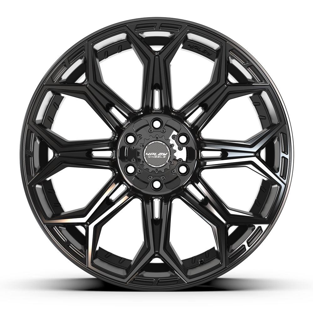 4Play Gen3 4P83 Gloss Black 22x10.0 -18 6x139.7|6x135mm 106.1mm