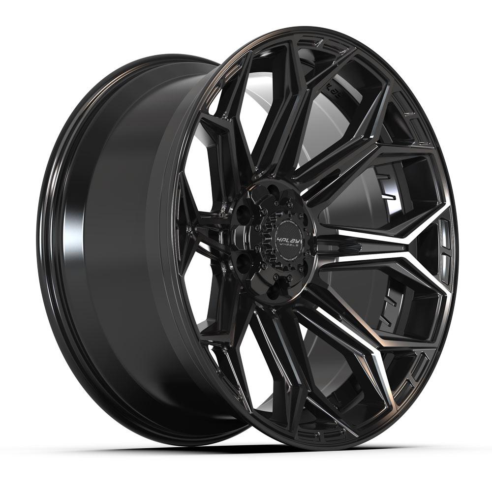 4Play Gen3 4P83 Gloss Black 22x10.0 -18 6x139.7|6x135mm 106.1mm