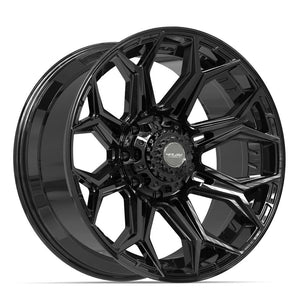 4Play 4P83 Gloss Black 22x10 -18 8x180|N/Amm 124.1mm - Wheelwiz