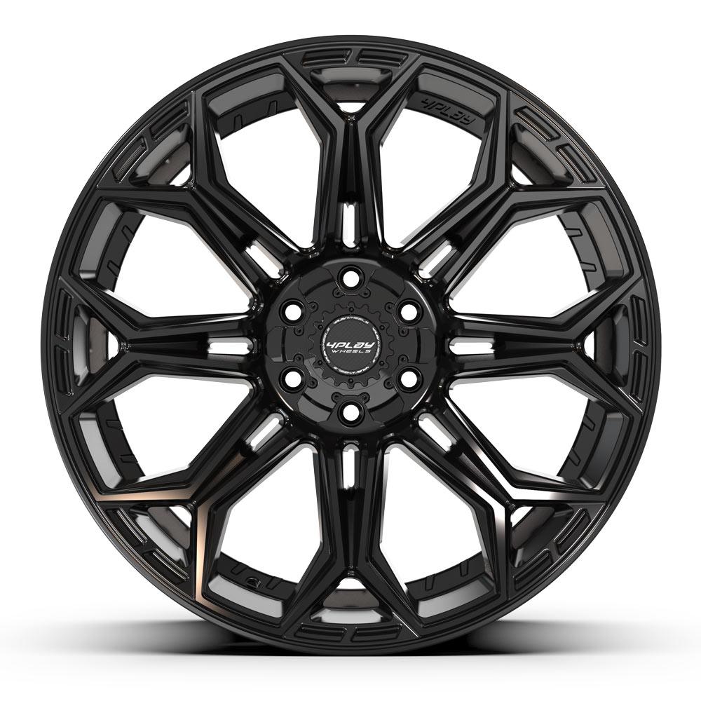 4Play Gen3 4P83 Gloss Black 22x12.0 -44 6x139.7|6x135mm 106.1mm