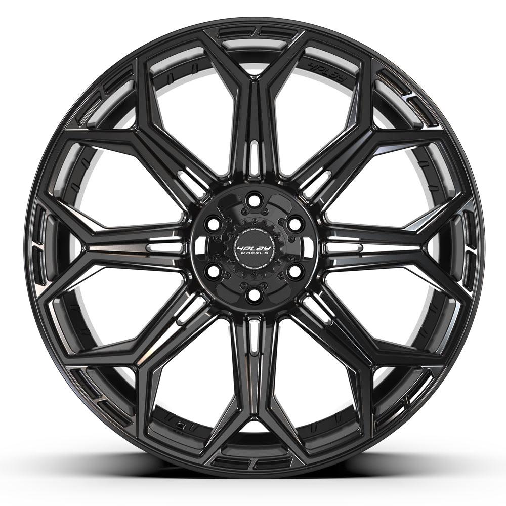 4Play Gen3 4P83 Gloss Black 24x10.0 +18 6x139.7|6x135mm 106.1mm