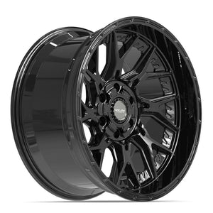 4Play 4PL28 Gloss Black 20x10 -18 6x135|6x139.7mm 106.1mm - Wheelwiz
