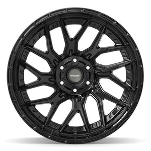 4Play 4PL28 Gloss Black 22x12 -44 6x135|6x139.7mm 106.1mm - Wheelwiz