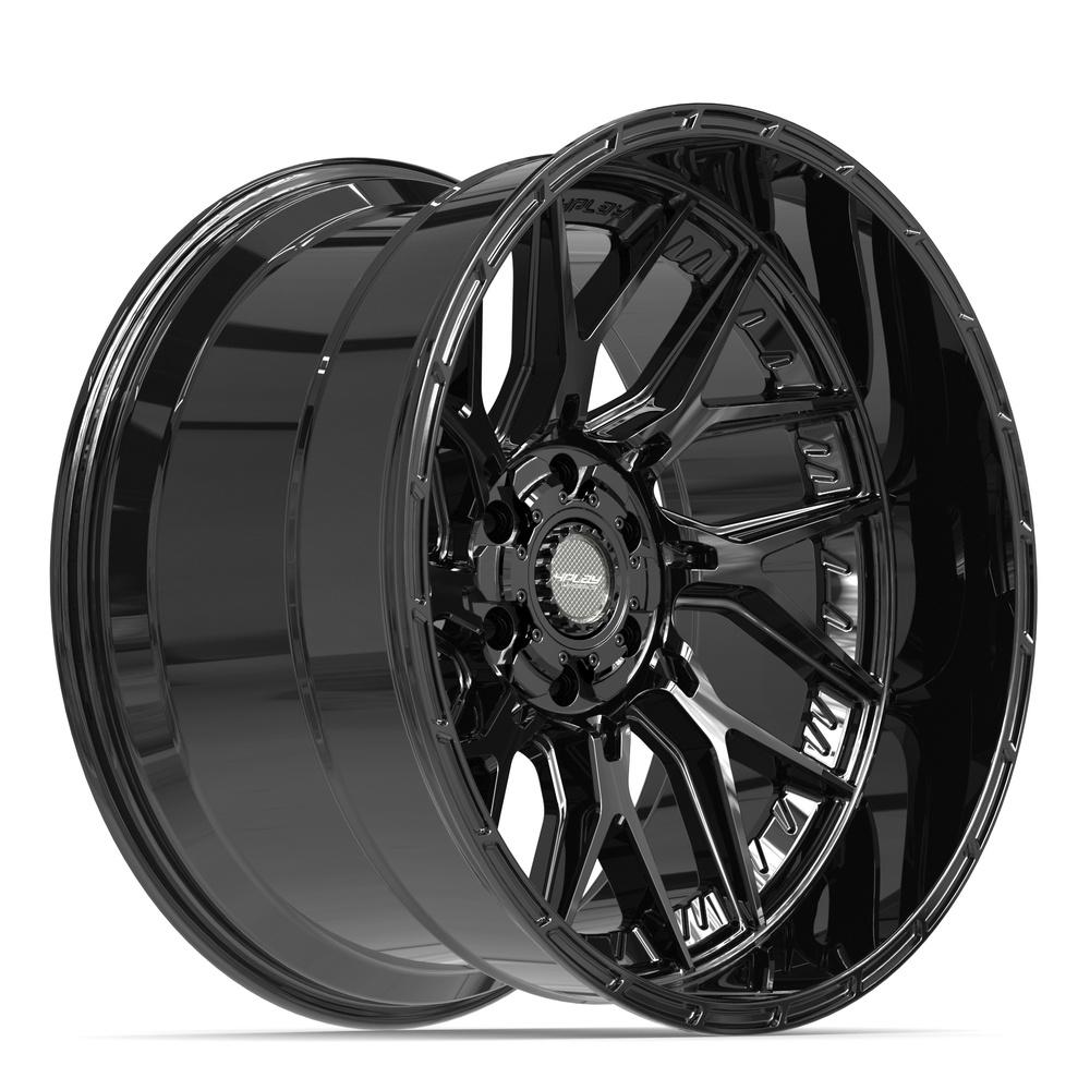 4Play 4PL28 Gloss Black 22x12 -44 6x135|6x139.7mm 106.1mm - Wheelwiz