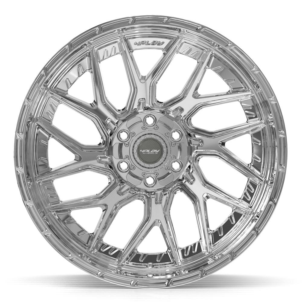 4Play 4PL28 Chrome 22x12 -44 6x135|6x139.7mm 106.1mm - Wheelwiz