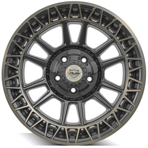 4Play Sport Series 4PS12 Satin Machined w/ Bronze 18x9.0 0 5x127|5x139.7mm 87.1mm