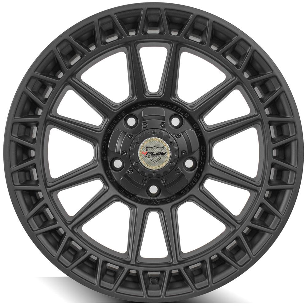 4Play Sport Series 4PS12 Satin Black Wheel 20x9.0 0 5x150mm 110.1mm