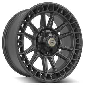 4Play Sport Series 4PS12 Satin Black Wheel 20x9.0 0 5x150mm 110.1mm