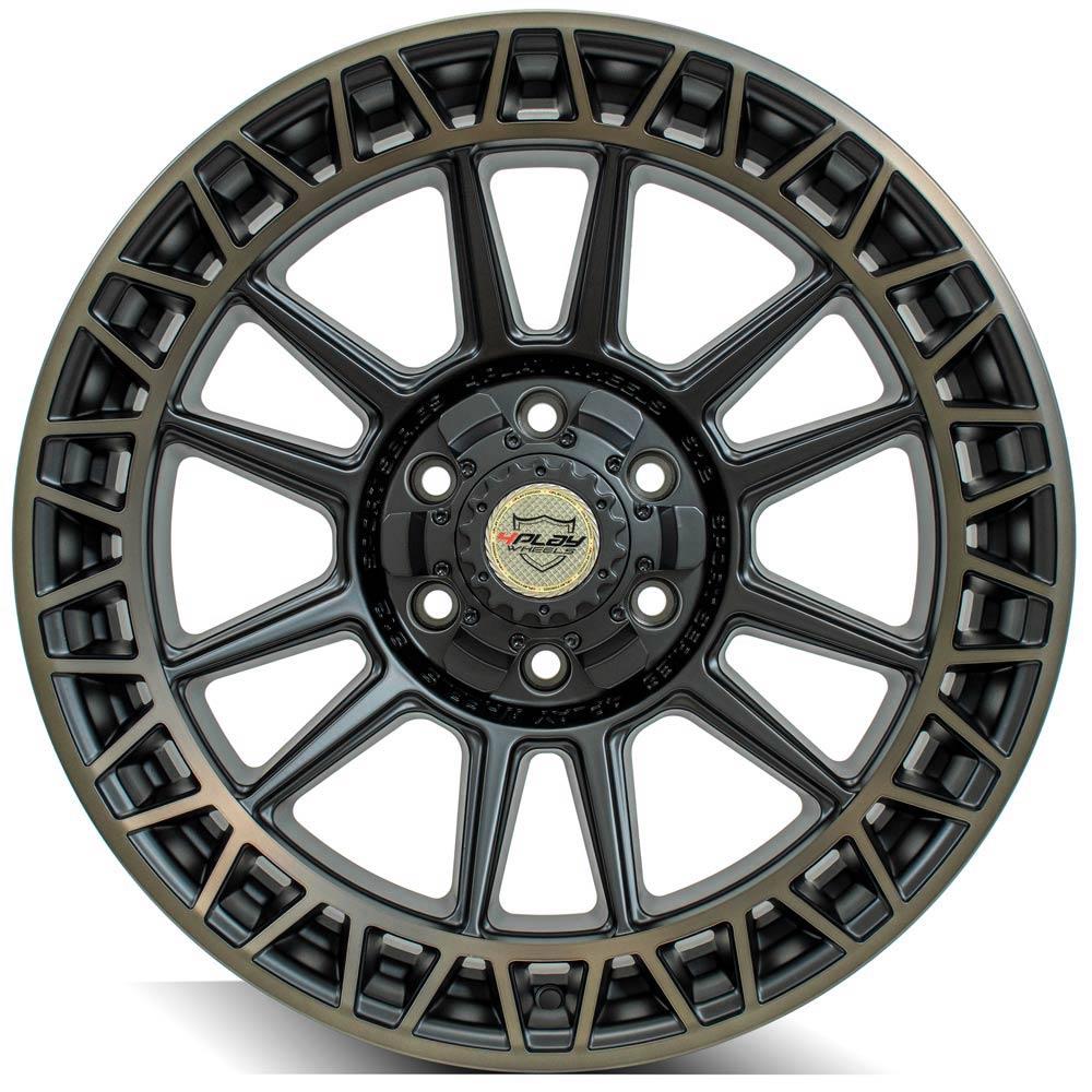 4Play Sport Series 4PS12 Satin Machined w/ Bronze 20x9.0 0 6x135;6x139.7mm 106.1mm