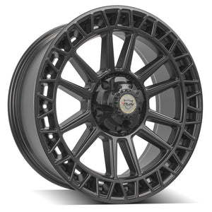 4Play Sport Series 4PS12 Satin Black Wheel 22x9.0 0 5x150mm 110.1mm