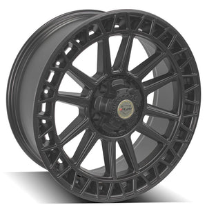 4Play Sport Series 4PS12 Satin Black Wheel 22x9.0 0 5x150mm 110.1mm