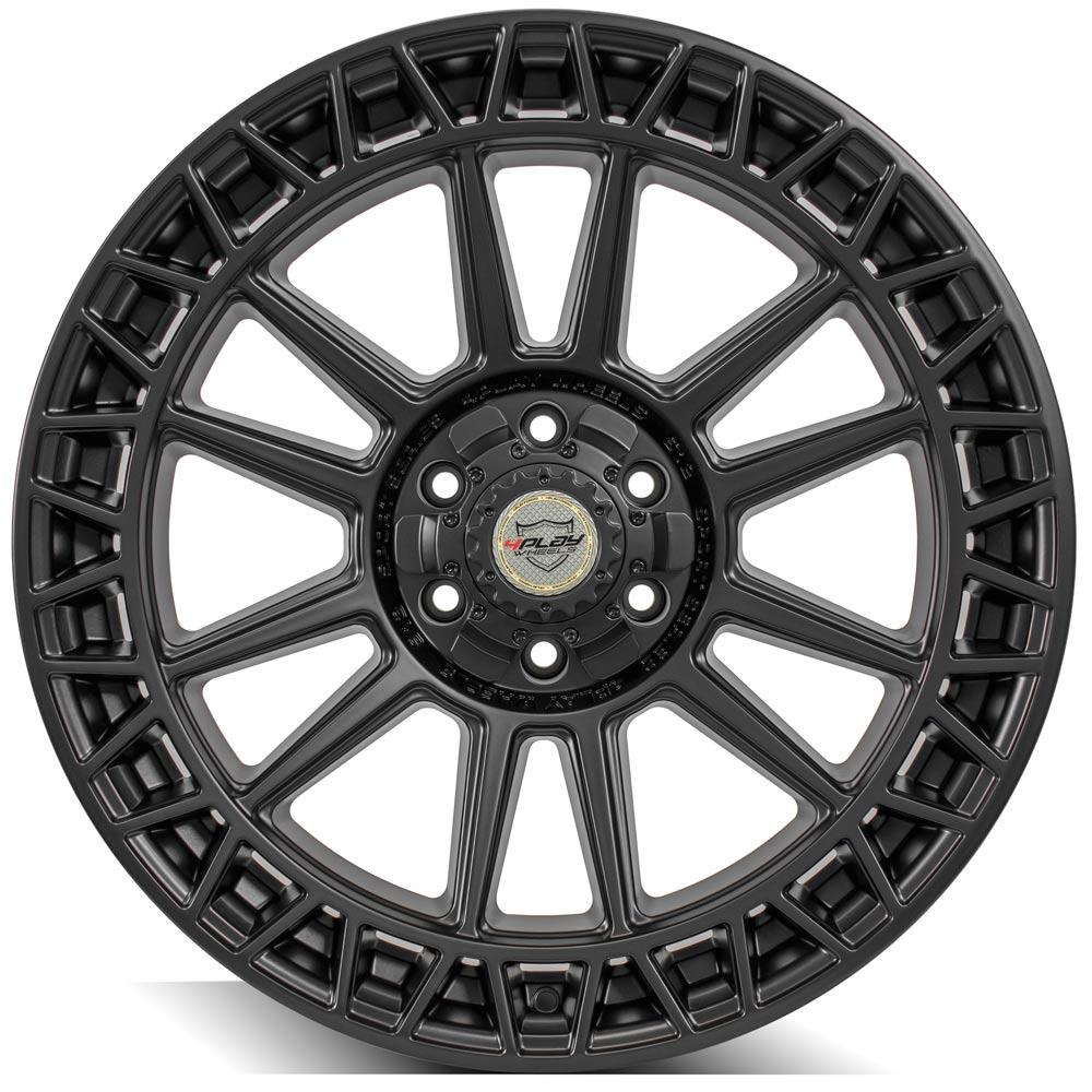 4Play Sport Series 4PS12 Satin Black Wheel 22x9.0 0 6x135;6x139.7mm 106.1mm