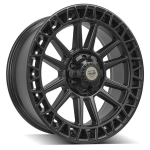 4Play Sport Series 4PS12 Satin Black Wheel 22x9.0 0 6x135|6x139.7mm 106.1mm