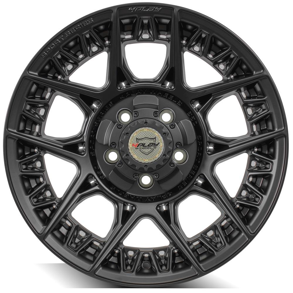 4Play Sport Series 4PS50 Satin Black Wheel 17x9.0 0 5x127|5x139.7mm 87.1mm