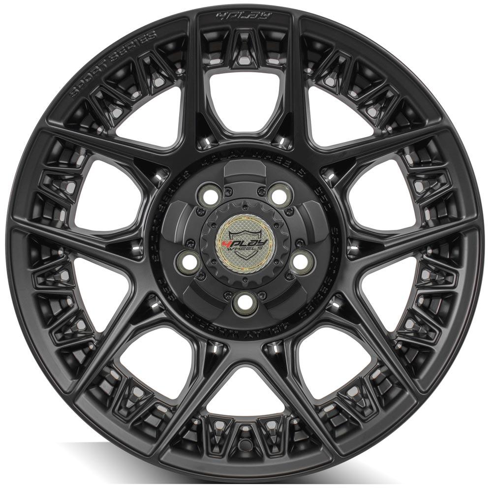 4Play Sport Series 4PS50 Satin Black Wheel 17x9.0 0 5x127;5x139.7mm 87.1mm