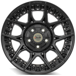 4Play Sport Series 4PS50 Satin Black Wheel 17x9.0 0 5x127|5x139.7mm 87.1mm