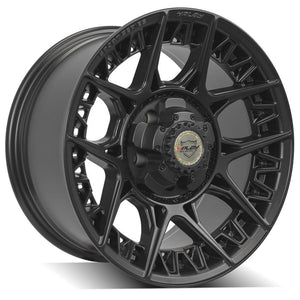 4Play Sport Series 4PS50 Satin Black Wheel 17x9.0 0 5x127|5x139.7mm 87.1mm