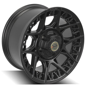 4Play Sport Series 4PS50 Satin Black Wheel 17x9.0 0 5x127|5x139.7mm 87.1mm