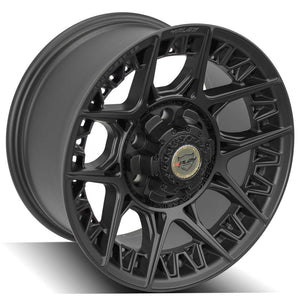 4Play Sport Series 4PS50 Satin Black Wheel 17x9.0 0 6x135|6x139.7mm 106.1mm