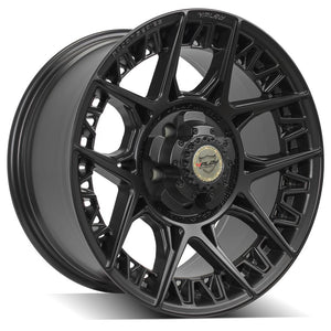 4Play Sport Series 4PS50 Satin Black Wheel 18x9.0 0 5x127|5x139.7mm 87.1mm