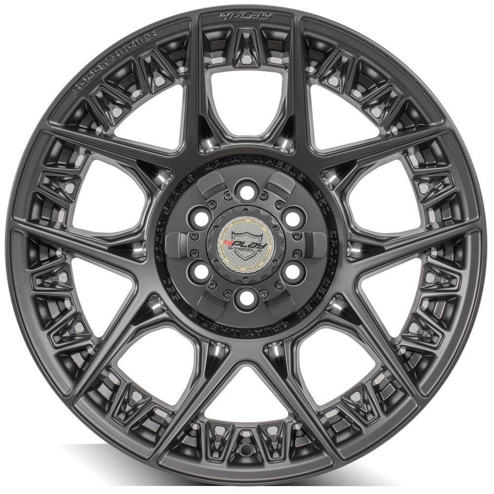 4Play Sport Series 4PS50 Satin Black Wheel 18x9.0 0 6x120mm 66.9mm