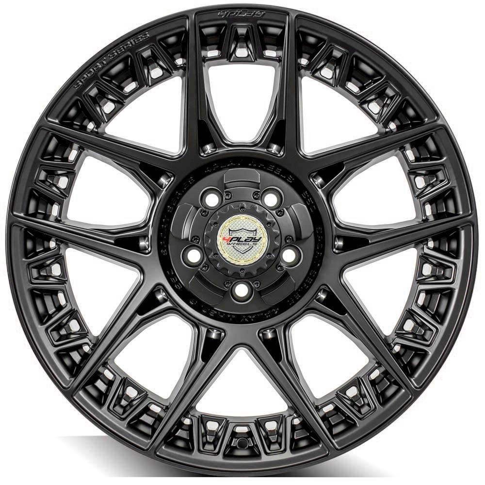 4Play Sport Series 4PS50 Satin Black Wheel 20x9.0 0 5x150mm 110.1mm