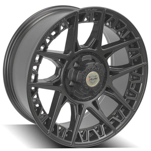 4Play Sport Series 4PS50 Satin Black Wheel 20x9.0 0 5x150mm 110.1mm