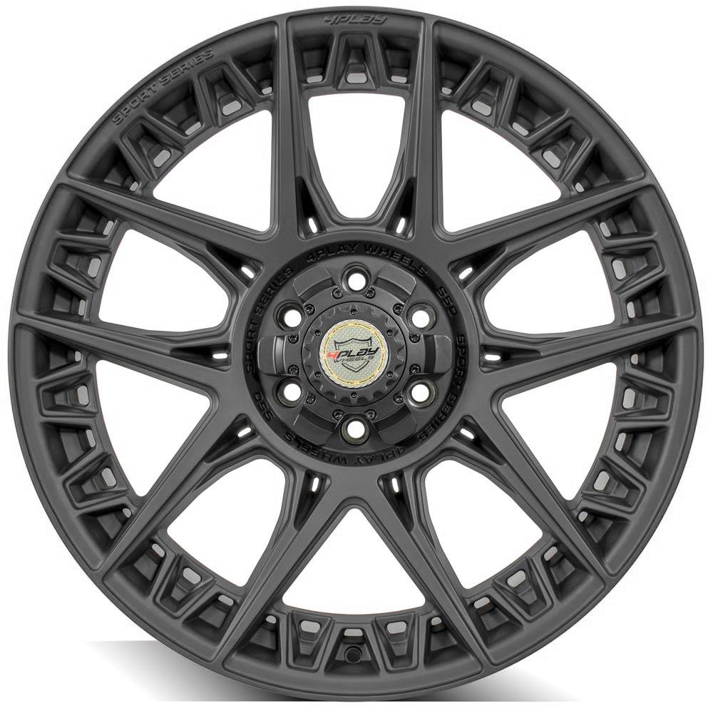 4Play Sport Series 4PS50 Satin Black Wheel 22x9.0 0 6x135|6x139.7mm 106.1mm