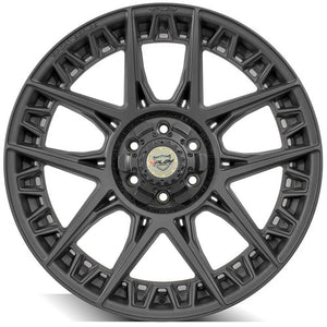 4Play Sport Series 4PS50 Satin Black Wheel 22x9.0 0 6x135|6x139.7mm 106.1mm