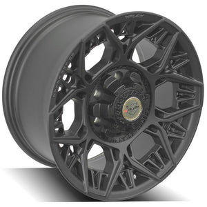 4Play Sport Series 4PS60 Satin Black Wheel 17x9.0 0 6x135|6x139.7mm 106.1mm