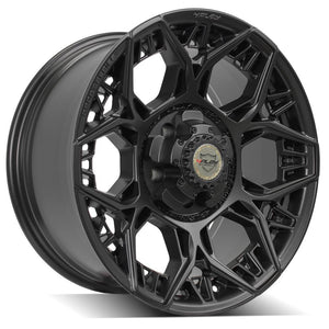 4Play Sport Series 4PS60 Satin Black Wheel 18x9.0 0 5x127|5x139.7mm 87.1mm