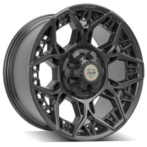 4Play Sport Series 4PS60 Satin Black Wheel 18x9.0 0 6x120mm 66.9mm