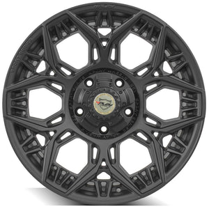 4Play Sport Series 4PS60 Satin Black Wheel 20x9.0 0 5x150mm 110.1mm