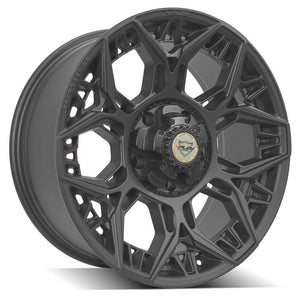 4Play Sport Series 4PS60 Satin Black Wheel 20x9.0 0 5x150mm 110.1mm