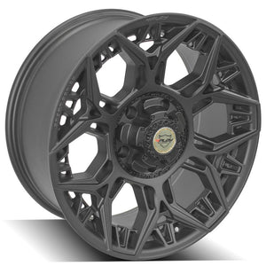 4Play Sport Series 4PS60 Satin Black Wheel 20x9.0 0 5x150mm 110.1mm