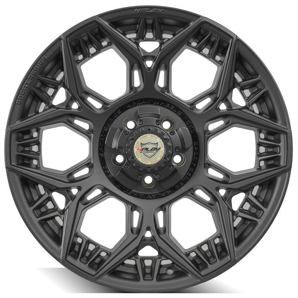 4Play Sport Series 4PS60 Satin Black Wheel 20x9.0 0 5x127|5x139.7mm 87.1mm
