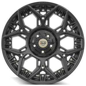 4Play Sport Series 4PS60 Satin Black Wheel 20x9.0 0 5x127|5x139.7mm 87.1mm