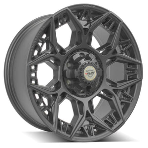 4Play Sport Series 4PS60 Satin Black Wheel 20x9.0 0 6x135|6x139.7mm 106.1mm