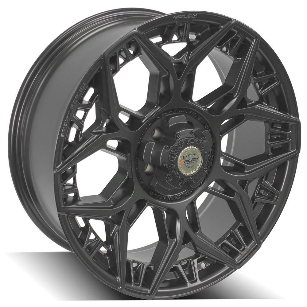 4Play Sport Series 4PS60 Satin Black Wheel 22x9.0 0 5x127|5x139.7mm 87.1mm