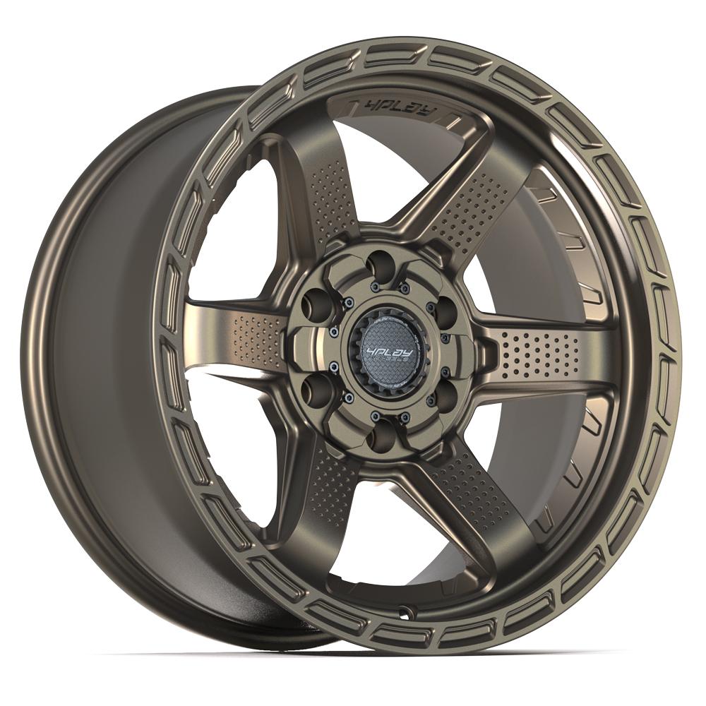 4Play 4PS63 Satin Bronze 18x9 -6 6x135|6x139.7mm 106.1mm - Wheelwiz