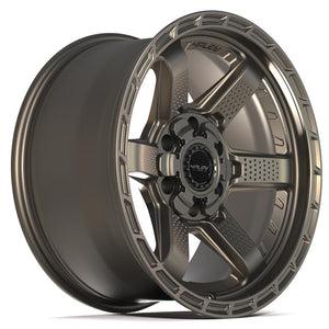 4Play 4PS63 Satin Bronze 18x9 -6 6x135|6x139.7mm 106.1mm - Wheelwiz